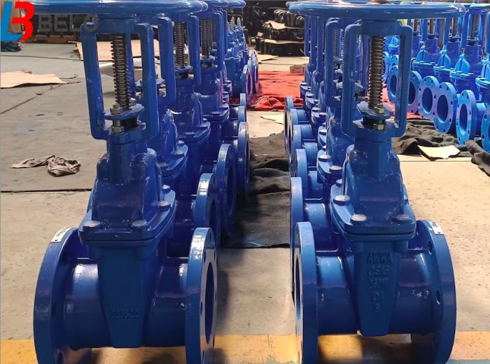 Awwa C Ductile Iron Resilient Seated Soft Sealing Flanged Gate Valve