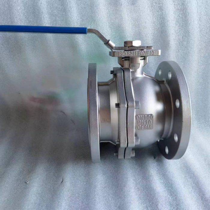 DN100 PN16 Stainless steel CF8M manual float ball valve-Belo Valve