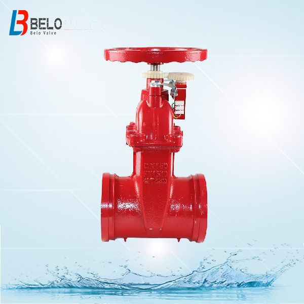 Grooved soft seal signal gate valve