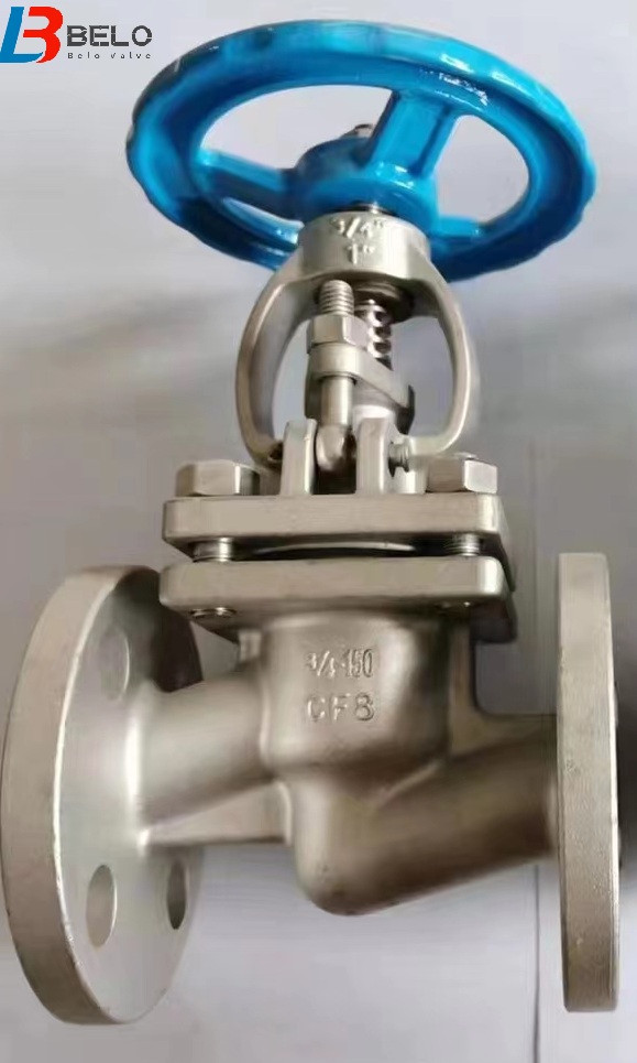 How oblique globe valve looks 