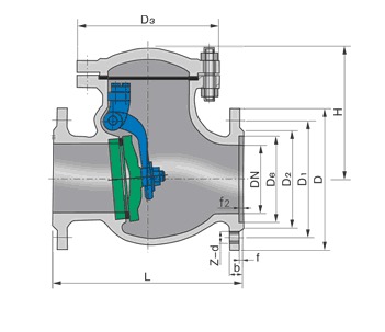 how swing check valve works