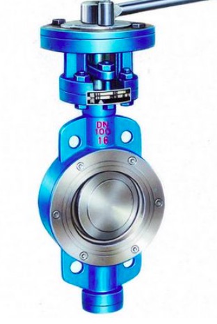 How single eccentric butterfly valve looks like
