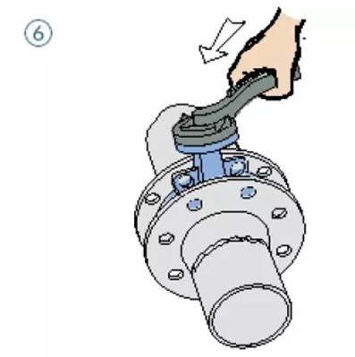 How to install a wafer butterfly valve-06