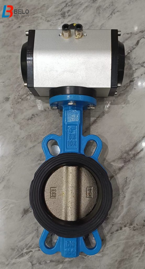 how electrical butterfly valve looks like