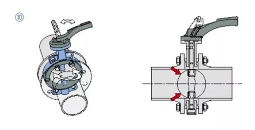 how to install a wafer butterfly valve-10