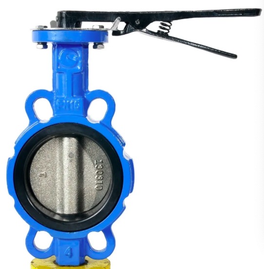 lever handle soft sealing wafer type butterfly valve-Belo Valve
