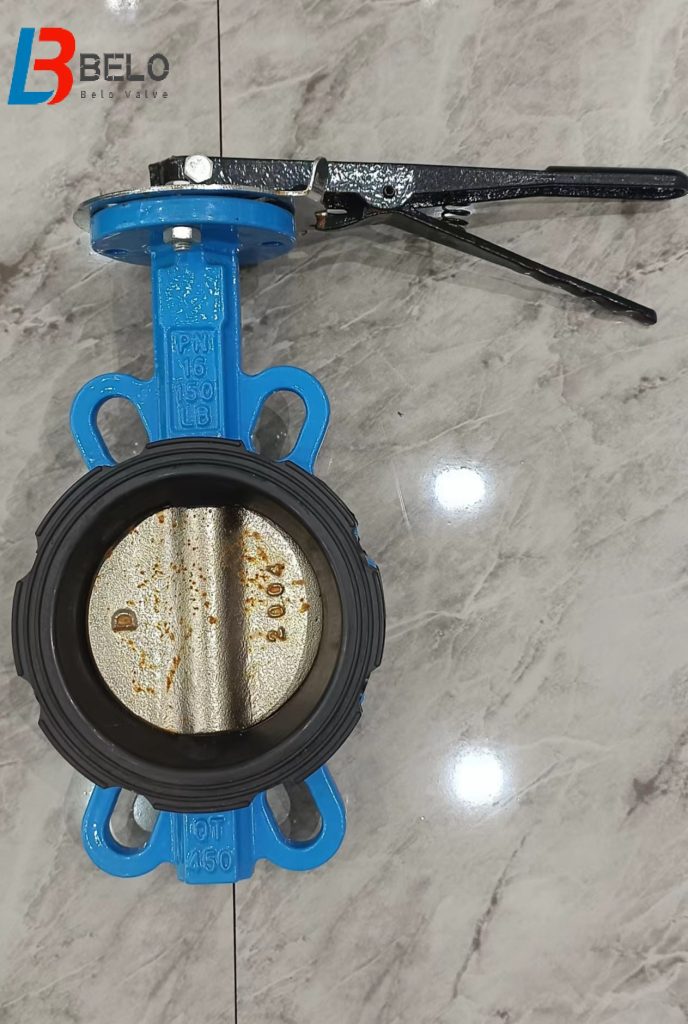 resilient seated handle lever butterfly valves