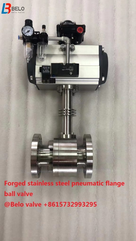Pneumatic forged stainless steel flange ball valve-Belo Valve
