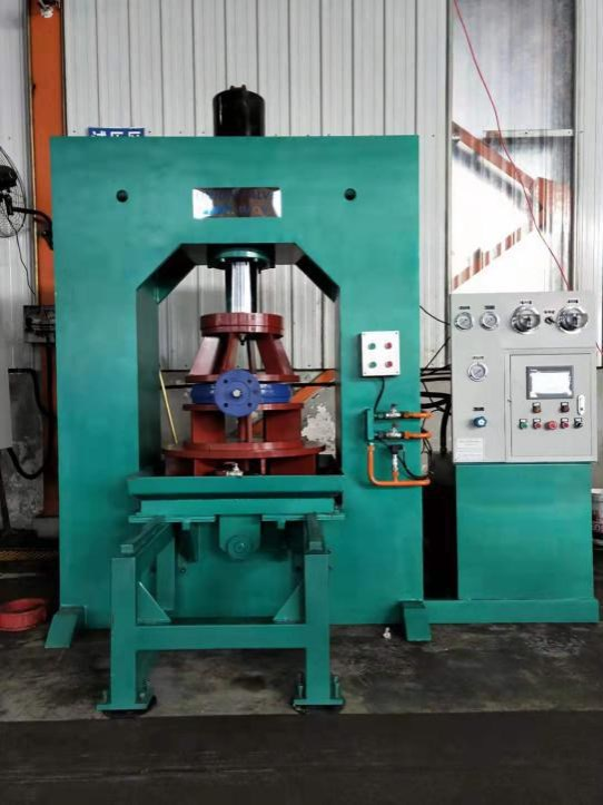 YDK 350-600 pressure testing machine for wafer and flange butterfly valve DN350-DN600-01