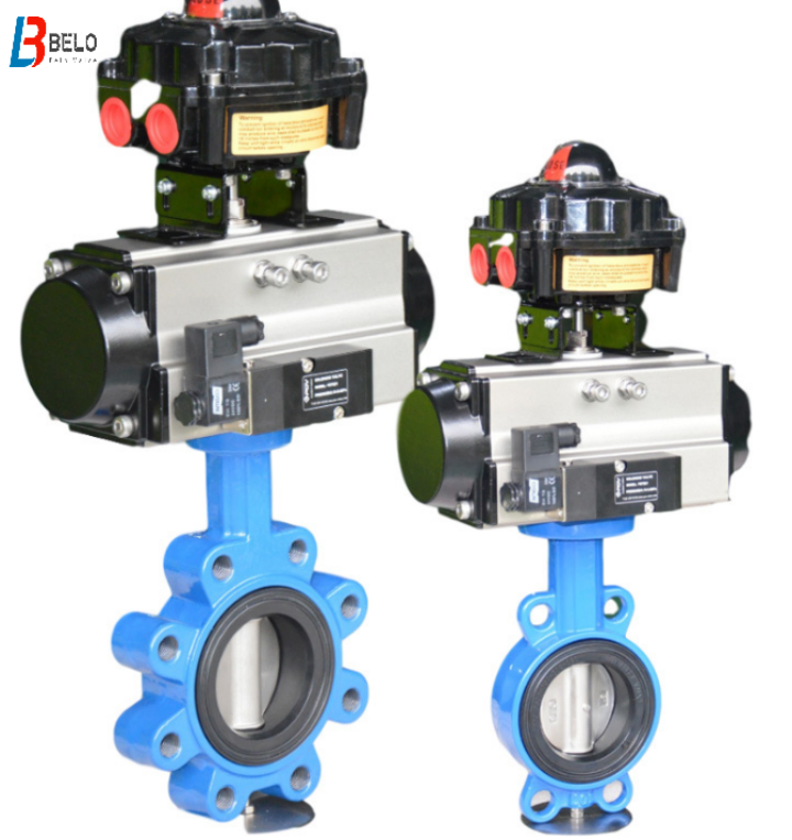 electric lug type butterfly valve with threaded holes-Belo Valve