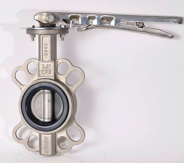 manual lever wafer stainless steel soft sealing butterfly valve-Belo Valve
