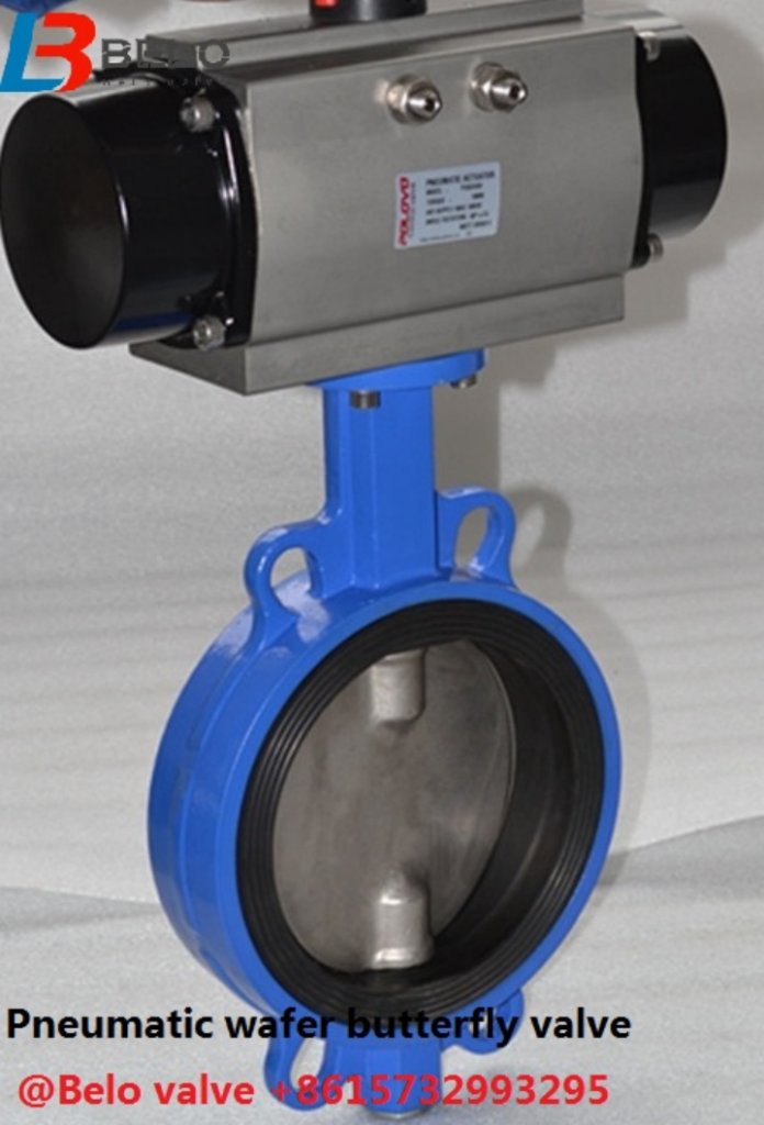 pneumatic soft sealing concentric wafer butterfly valve-Belo Valve