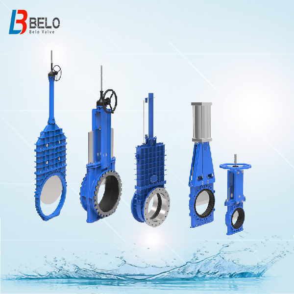 soft seal/metal seal, unidirectional sealing and bidirectional sealing knife type gate valves-Belo Valve