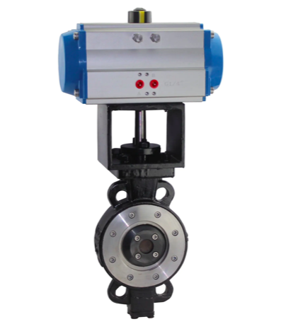 Pneumatic actuated wafer triple eccentric butterfly valve-Belo Valve