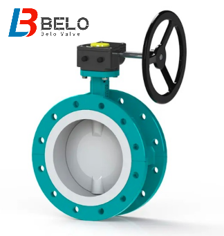 About concentric flange type PTFE lined resilient seated butterfly valve-Belo Valve