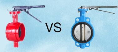 The difference between wafer butterfly valve and grooved butterfly valve