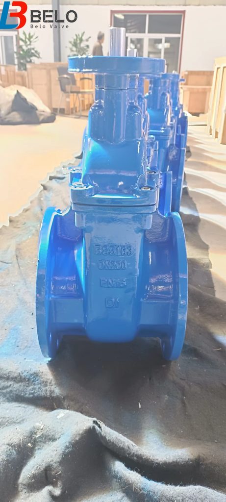 BS5163 ductile cast iron metal to metal seated non rising stem gate valve-DN200-PN16-Belo Valve