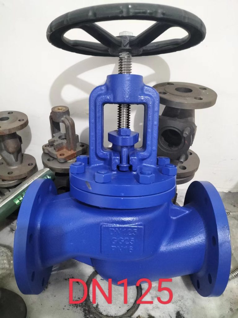 DN125 PN16 DIN cast iron globe valve-Belo Valve