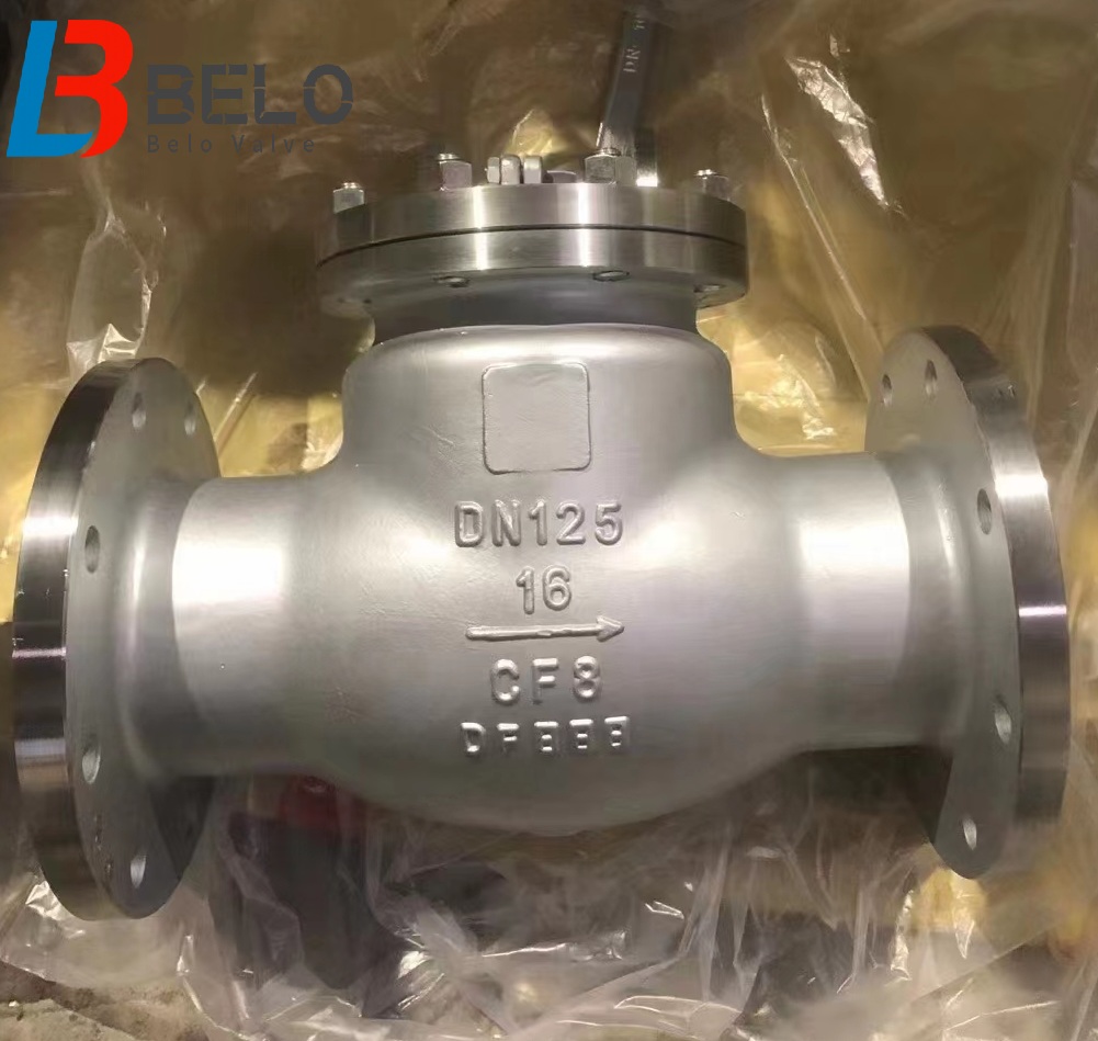 Stainless steel swing type check valve-DN125-PN16-Belo Valve