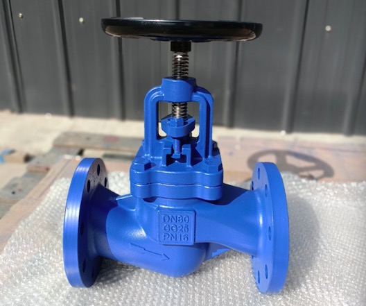 DIN 3356 cast iron globe valve GG25 flanged direct factory supplier