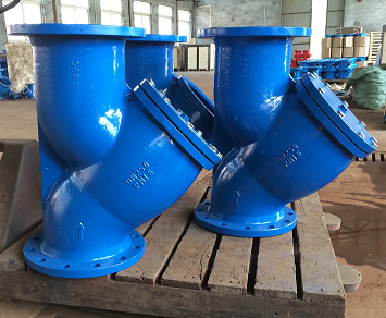 cast iron GG25/ductile iron GGG40 Y type strainer flanged end