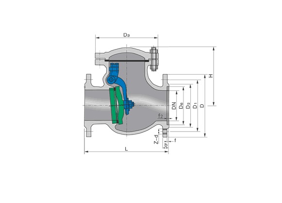 How ductile iron swing non return valve works-Belo Valve
