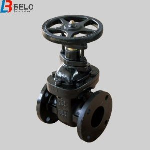 Ansi Cast Iron Metal To Metal Seated Hard Sealing Non Rising Stem Flange Gate Valve Belo Valve