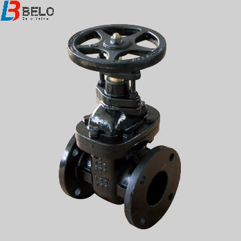 ANSI cast iron metal-to-metal seated hard sealing non-rising stem flange gate valve-Belo Valve