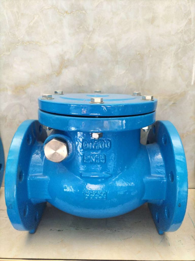 BS ductile iron metal to metal seated swing non return valve