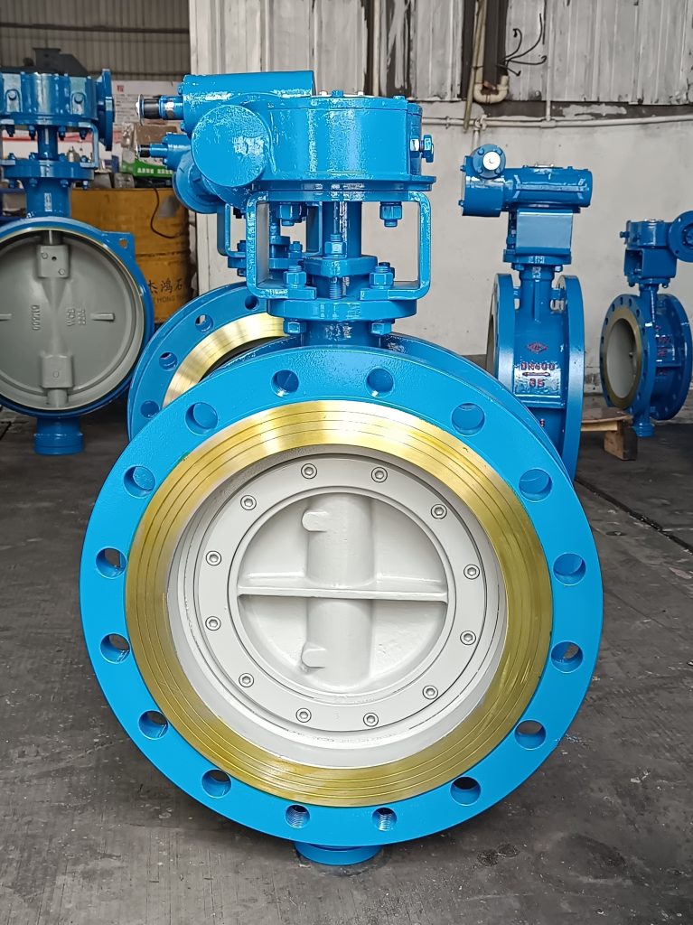 WCB triple offset metal seated hard sealing flanged end butterfly valve-Belo Valve