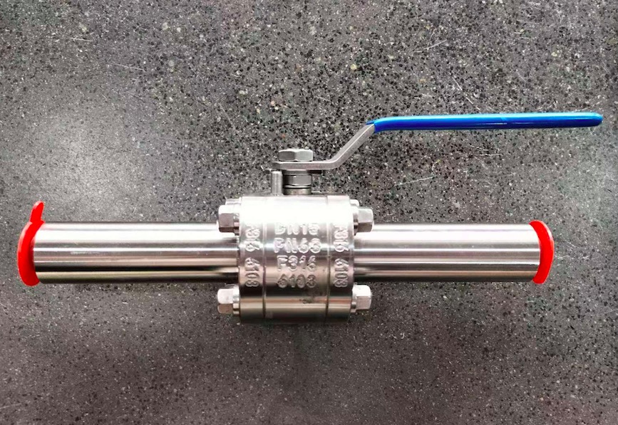 forged stainless steel 316 ball valve butt welded reduced bore PN63-Belo Valve